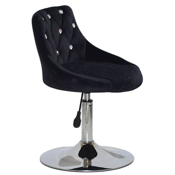 Стул Onder Mebli FORO+SV CH-BASE Черный B-1011 Бархат-2