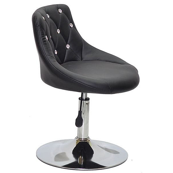 Стілець Onder Mebli FORO+SV CH-BASE Чорний Екошкіра-2