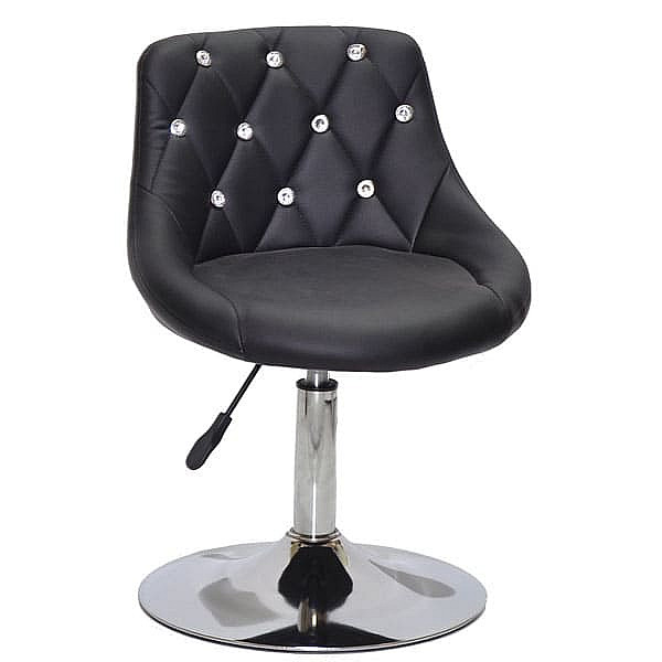 Стілець Onder Mebli FORO+SV CH-BASE Чорний Екошкіра-0