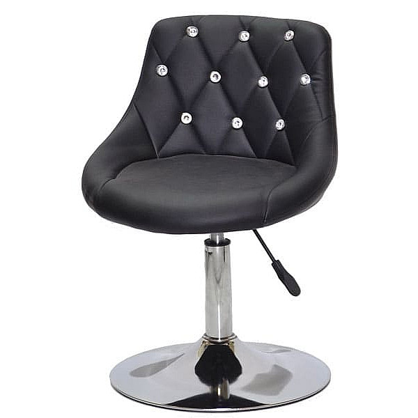 Стілець Onder Mebli FORO+SV CH-BASE Чорний Екошкіра-1