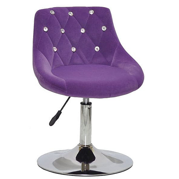 Стілець Onder Mebli FORO+SV CH-BASE Пурпур B-1013 Оксамит-0
