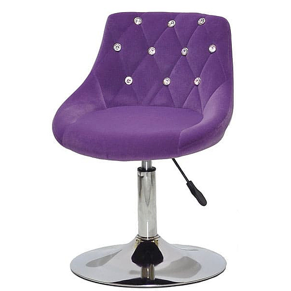 Стілець Onder Mebli FORO+SV CH-BASE Пурпур B-1013 Оксамит-1