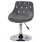 Стул Onder Mebli FORO+SV CH-BASE Серый B-1004 Бархат-1-thumb