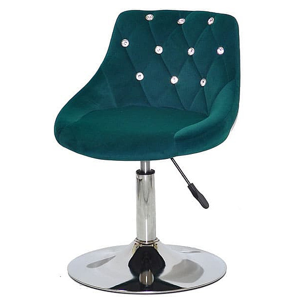 Стілець Onder Mebli FORO+SV CH-BASE Зелений B-1003 Оксамит-1