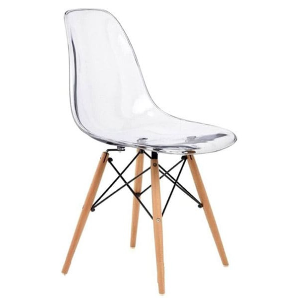 Стул Onder Mebli Nik Прозрачный-0