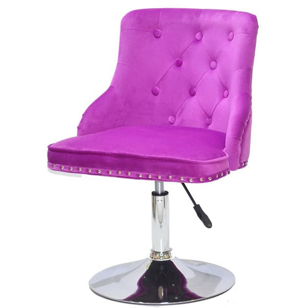 Стілець Onder Mebli OLIMP CH-BASE Бузок B-1022 Оксамит-1