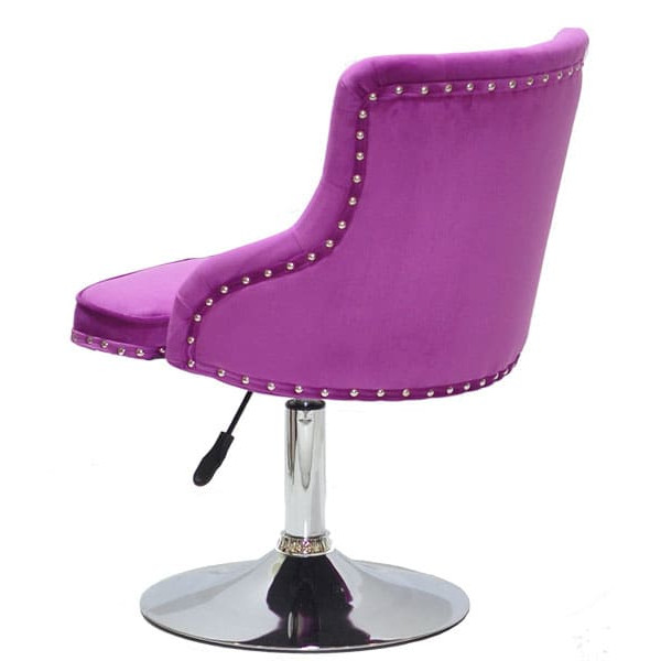 Стілець Onder Mebli OLIMP CH-BASE Бузок B-1022 Оксамит-3