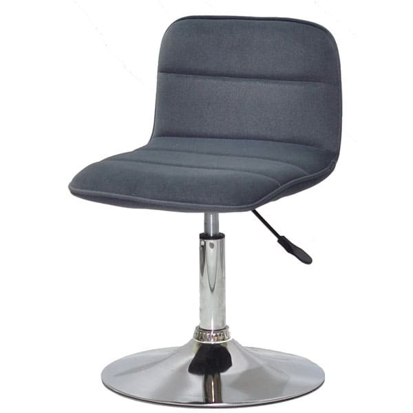 Стілець Onder Mebli REAL CH-BASE Сірий B-1004 Оксамит-1