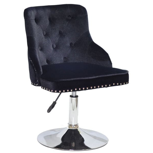 Стілець Onder Mebli OLIMP CH-BASE Чорний B-1011 Оксамит-0