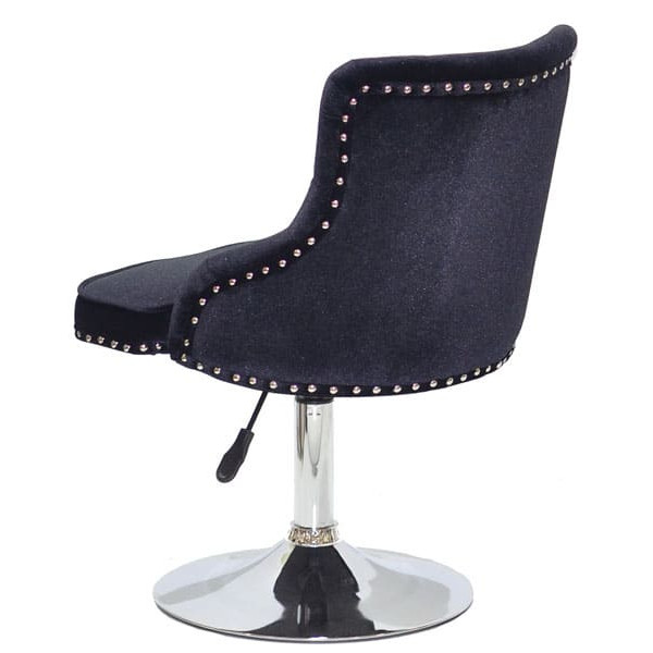 Стілець Onder Mebli OLIMP CH-BASE Чорний B-1011 Оксамит-3