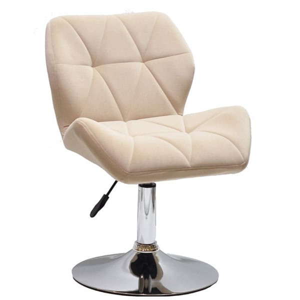 Стул Onder Mebli PARIS CH-BASE Бежевый B-1005 Бархат-0