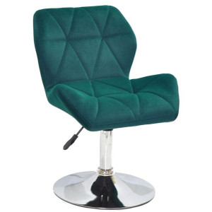 Стілець Onder Mebli PARIS CH-BASE Зелений B-1003 Оксамит