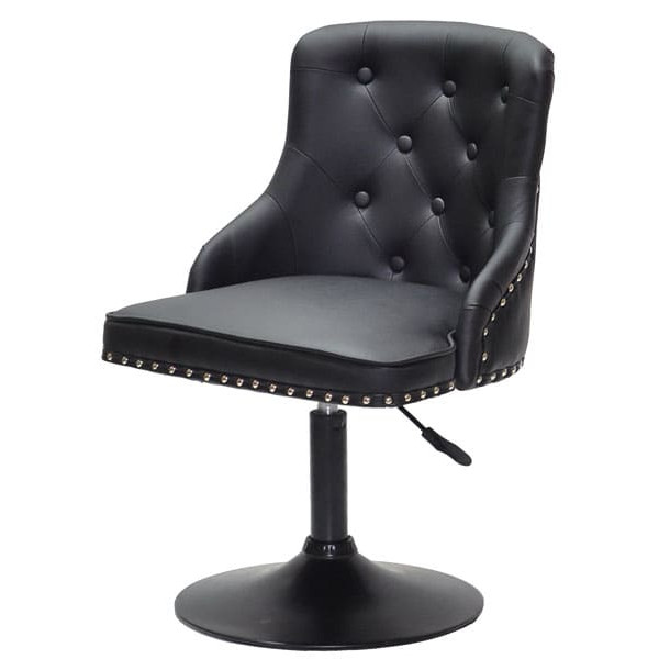 Стілець Onder Mebli OLIMP BK-BASE Чорний Екошкіра-1