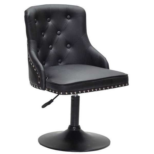 Стілець Onder Mebli OLIMP BK-BASE Чорний Екошкіра-0