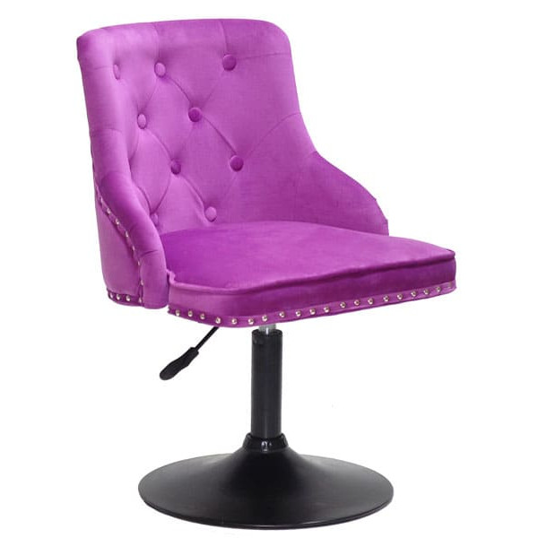 Стілець Onder Mebli OLIMP BK-BASE Бузок B-1022 Оксамит-0