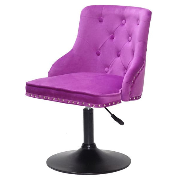 Стілець Onder Mebli OLIMP BK-BASE Бузок B-1022 Оксамит-1