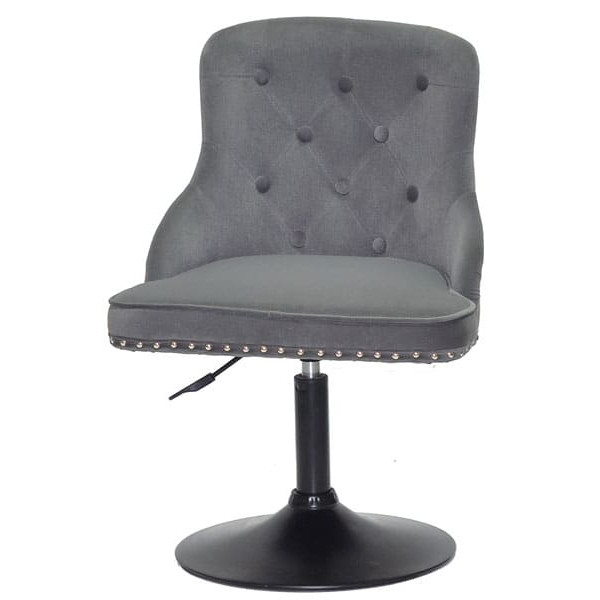 Стул Onder Mebli OLIMP BK-BASE Серый B-1004 Бархат-1