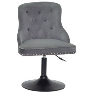 Стул Onder Mebli OLIMP BK-BASE Серый B-1004 Бархат