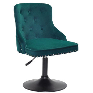 Стілець Onder Mebli OLIMP BK-BASE Зелений B-1003 Оксамит