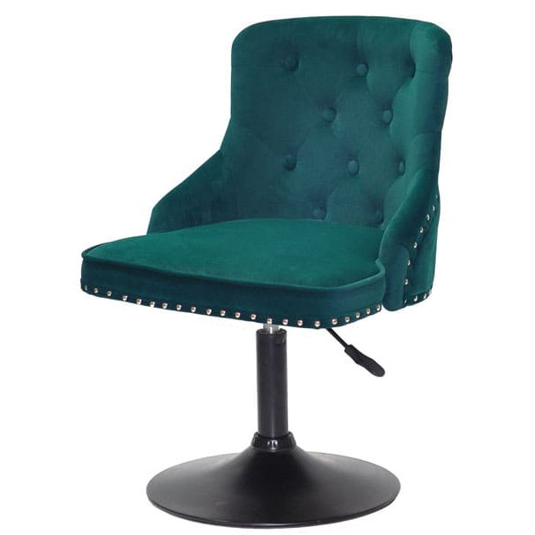 Стілець Onder Mebli OLIMP BK-BASE Зелений B-1003 Оксамит-1