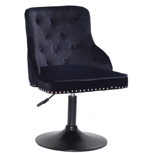 Стул Onder Mebli OLIMP BK-BASE Черный B-1011 Бархат-0