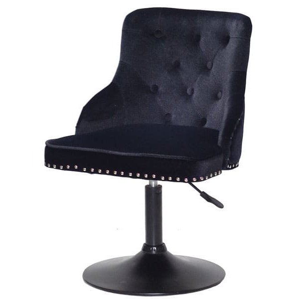 Стул Onder Mebli OLIMP BK-BASE Черный B-1011 Бархат-1