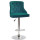Барний стілець Onder Mebli OLIMP BAR CH-BASE Зелений B-1003 Оксамит