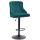Барний стілець Onder Mebli OLIMP BAR BK-BASE Зелений B-1003 Оксамит