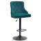 Барный стул Onder Mebli OLIMP BAR BK-BASE Зеленый B-1003 Бархат-0-thumb