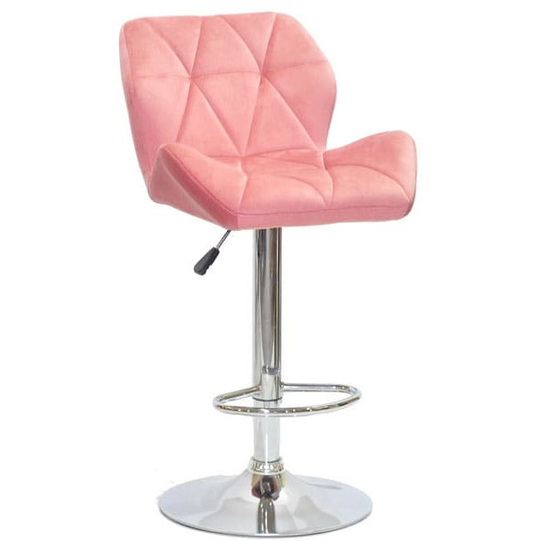 Барний стілець Onder Mebli PARIS BAR CH-BASE Теракот B-1018 Оксамит-0