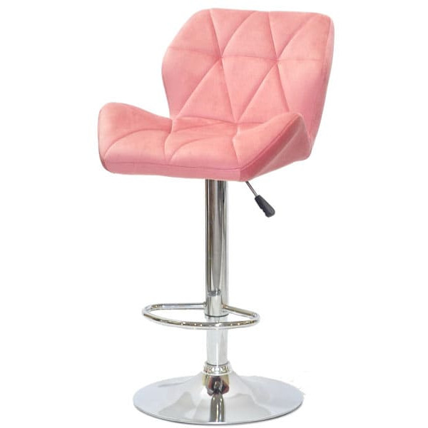 Барний стілець Onder Mebli PARIS BAR CH-BASE Теракот B-1018 Оксамит-1