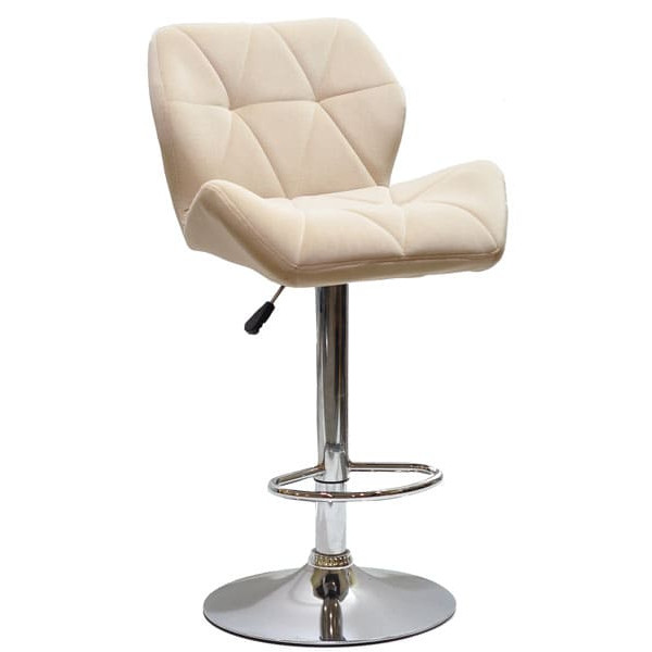 Барный стул Onder Mebli PARIS BAR CH-BASE Бежевый B-1005 Бархат-0