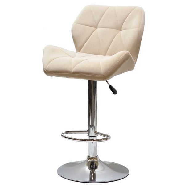 Барный стул Onder Mebli PARIS BAR CH-BASE Бежевый B-1005 Бархат-1