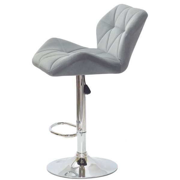 Барний стілець Onder Mebli PARIS BAR CH-BASE Сірий B-1004 Оксамит-3