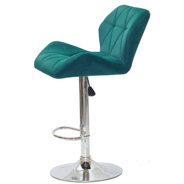 Барний стілець Onder Mebli PARIS BAR CH-BASE Зелений B-1003 Оксамит-2