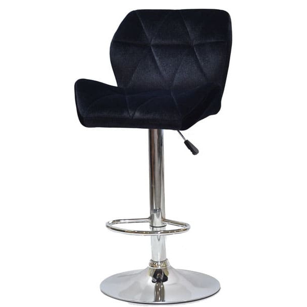 Барный стул Onder Mebli PARIS BAR CH-BASE Черный B-1011 Бархат-1