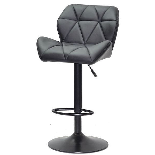 Барный стул Onder Mebli PARIS BAR BK-BASE Черный Экокожа-1
