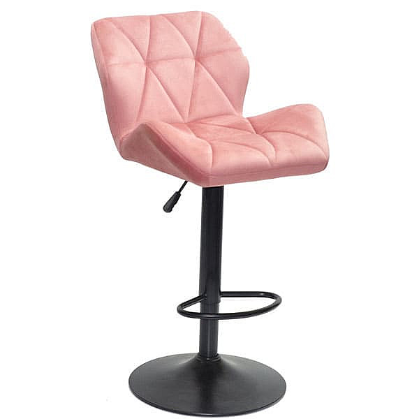Барний стілець Onder Mebli PARIS BAR BK-BASE Теракот B-1018 Оксамит-0