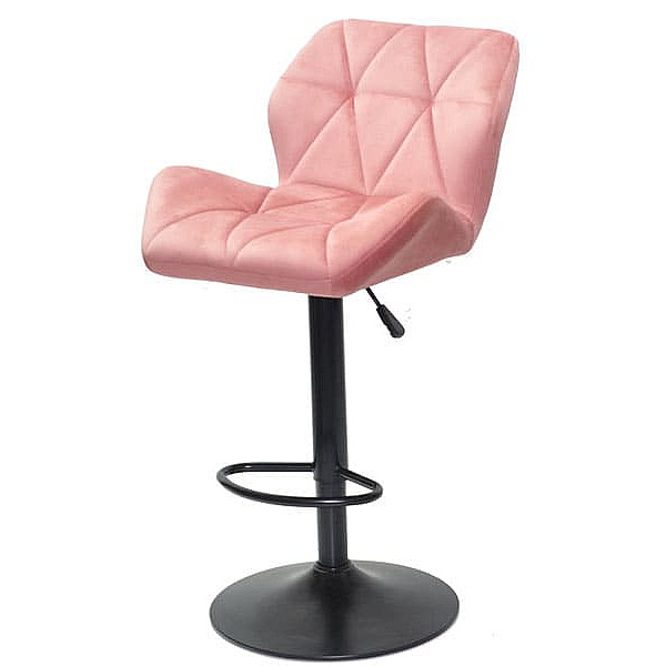 Барний стілець Onder Mebli PARIS BAR BK-BASE Теракот B-1018 Оксамит-1