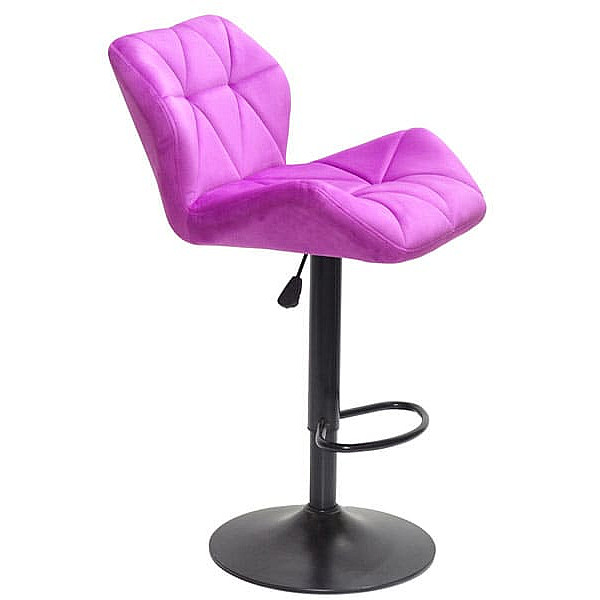 Барний стілець Onder Mebli PARIS BAR BK-BASE Бузок B-1022 Оксамит-2