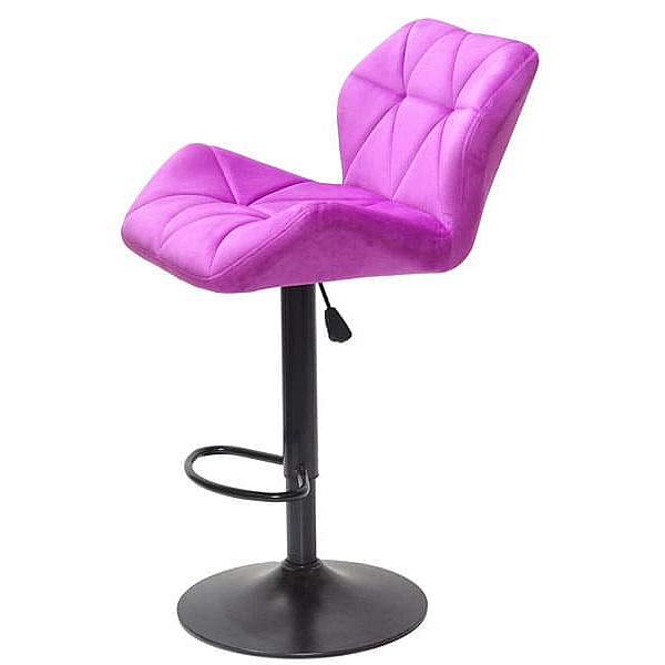 Барний стілець Onder Mebli PARIS BAR BK-BASE Бузок B-1022 Оксамит-3