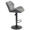 Барний стілець Onder Mebli PARIS BAR BK-BASE Сірий B-1004 Оксамит-2-thumb