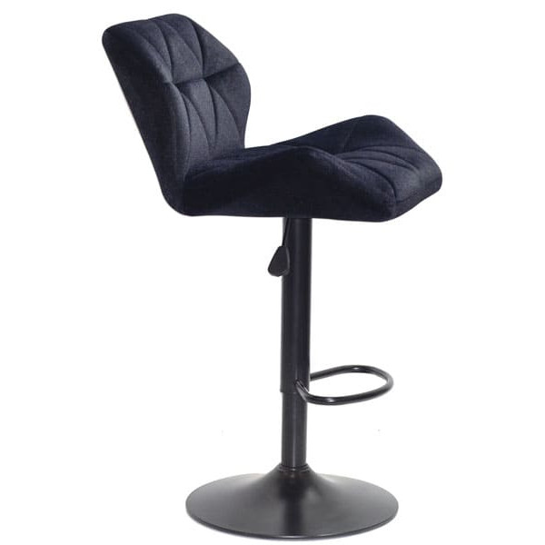Барный стул Onder Mebli PARIS BAR BK-BASE Черный B-1011 Бархат-3