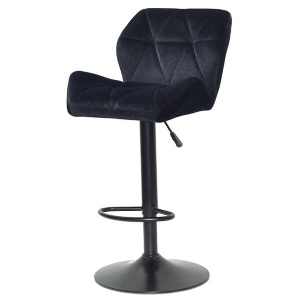 Барный стул Onder Mebli PARIS BAR BK-BASE Черный B-1011 Бархат-1