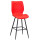 Напівбарний стілець Onder Mebli Toni BAR 65-ML Червоний 1007