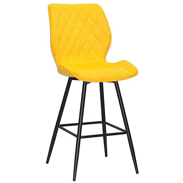 Полубарный стул Onder Mebli Toni BAR 65-ML Желтый SH-5 Шенилл-0