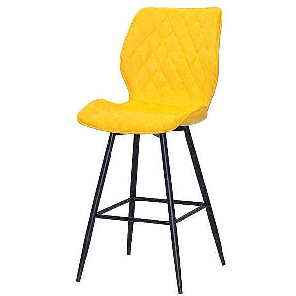 Полубарный стул Onder Mebli Toni BAR 65-ML Желтый SH-5 Шенилл-1