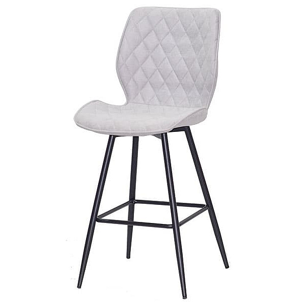 Напівбарний стілець Onder Mebli Toni BAR 65-ML Світло-сірий SH-3 Шеніл-1