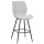 Полубарный стул Onder Mebli Toni BAR 65-ML Светло-серый SH-3 Шенилл