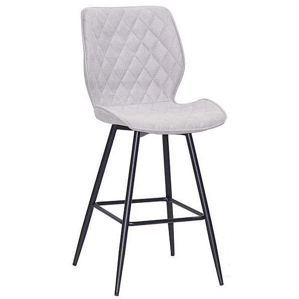 Напівбарний стілець Onder Mebli Toni BAR 65-ML Світло-сірий SH-3 Шеніл-0